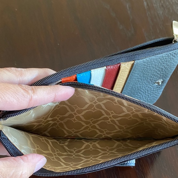 Black Leather Wristlet - Picture 7 of 7